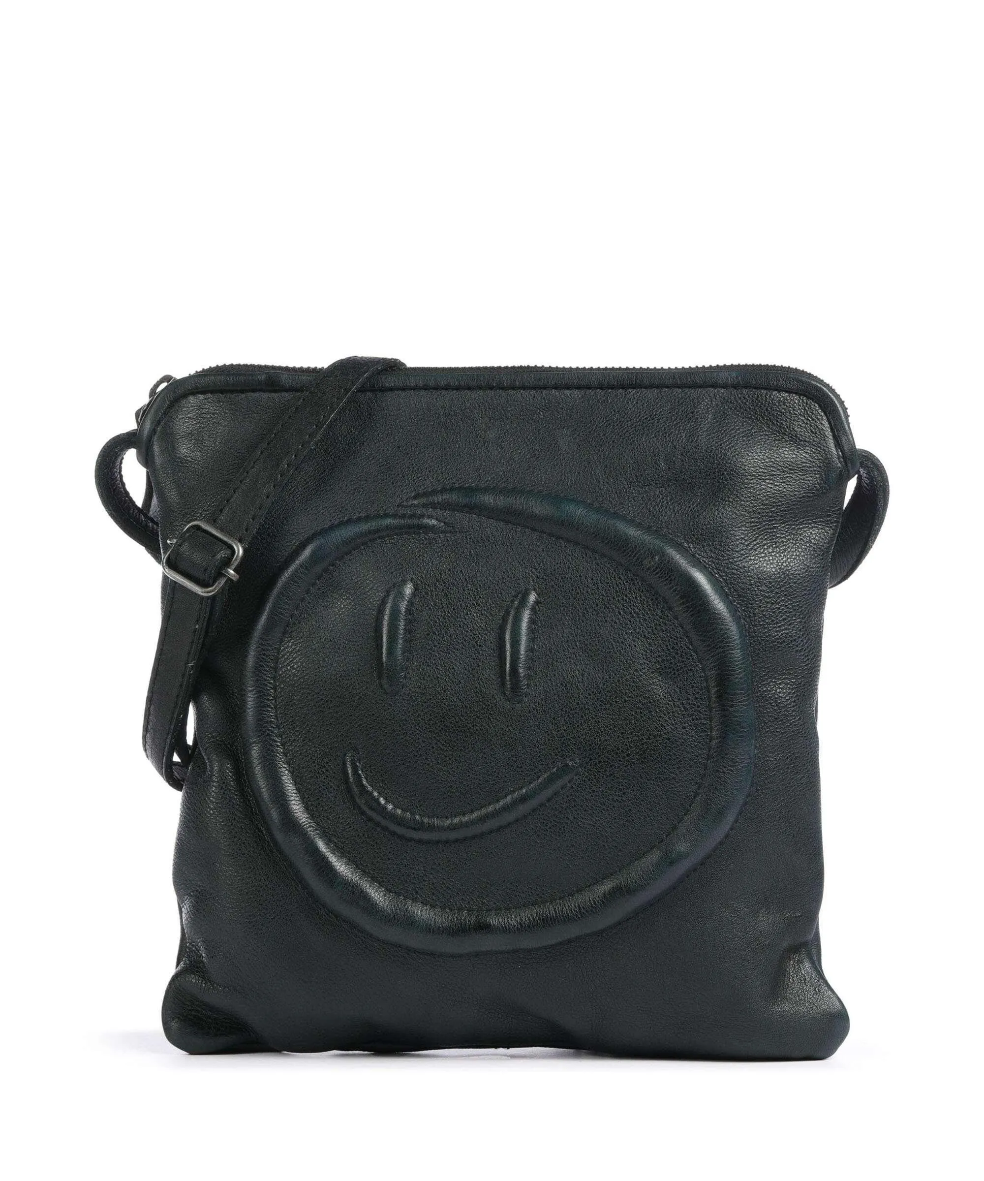  Taschendieb Wien Marxergasse 4 Borsa a tracolla pelle di vacchetta grana verde scuro  