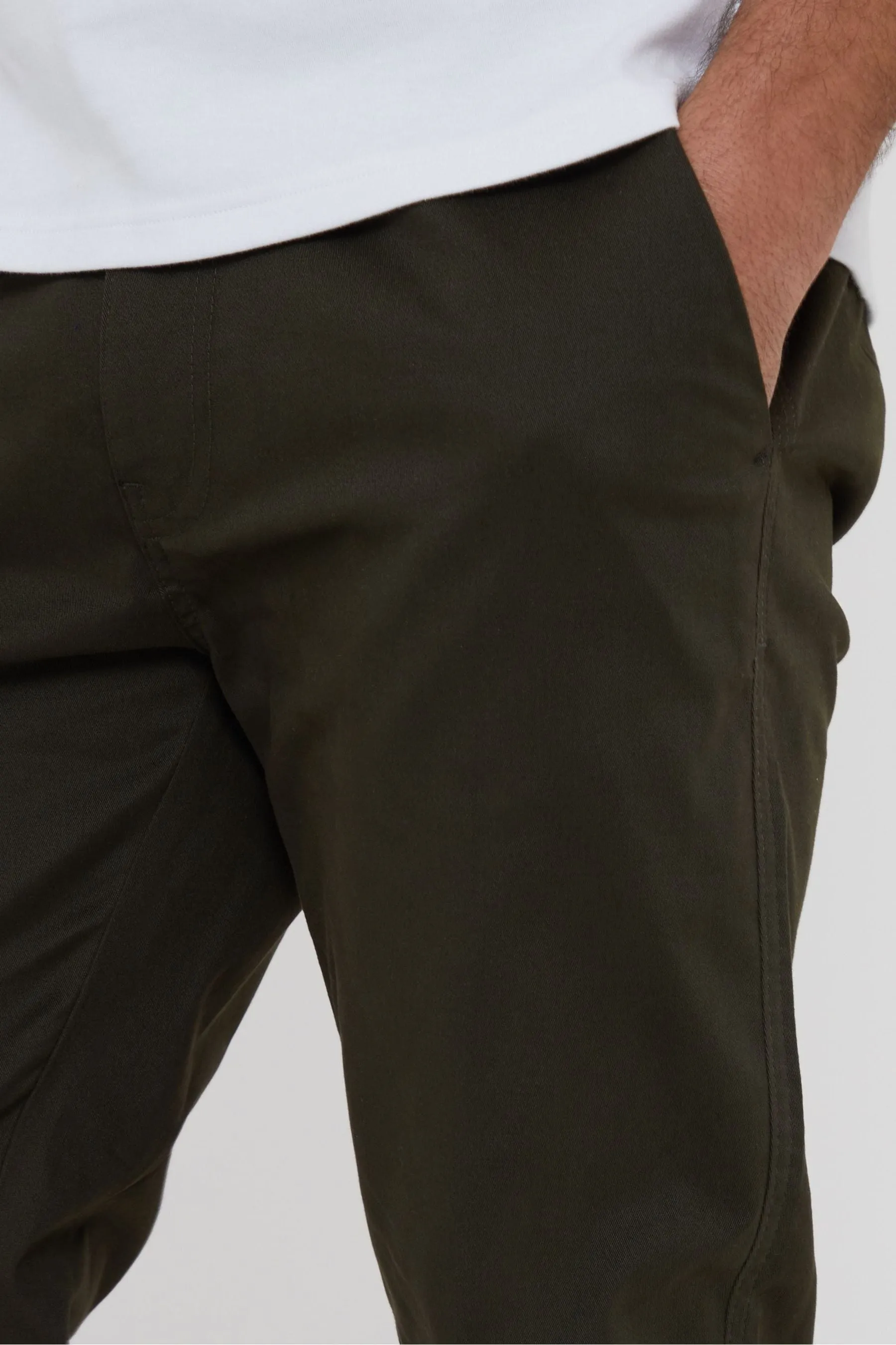 Threadbare - Pantaloni chino elasticizzati Vestibilità attillata / Slim in cotone