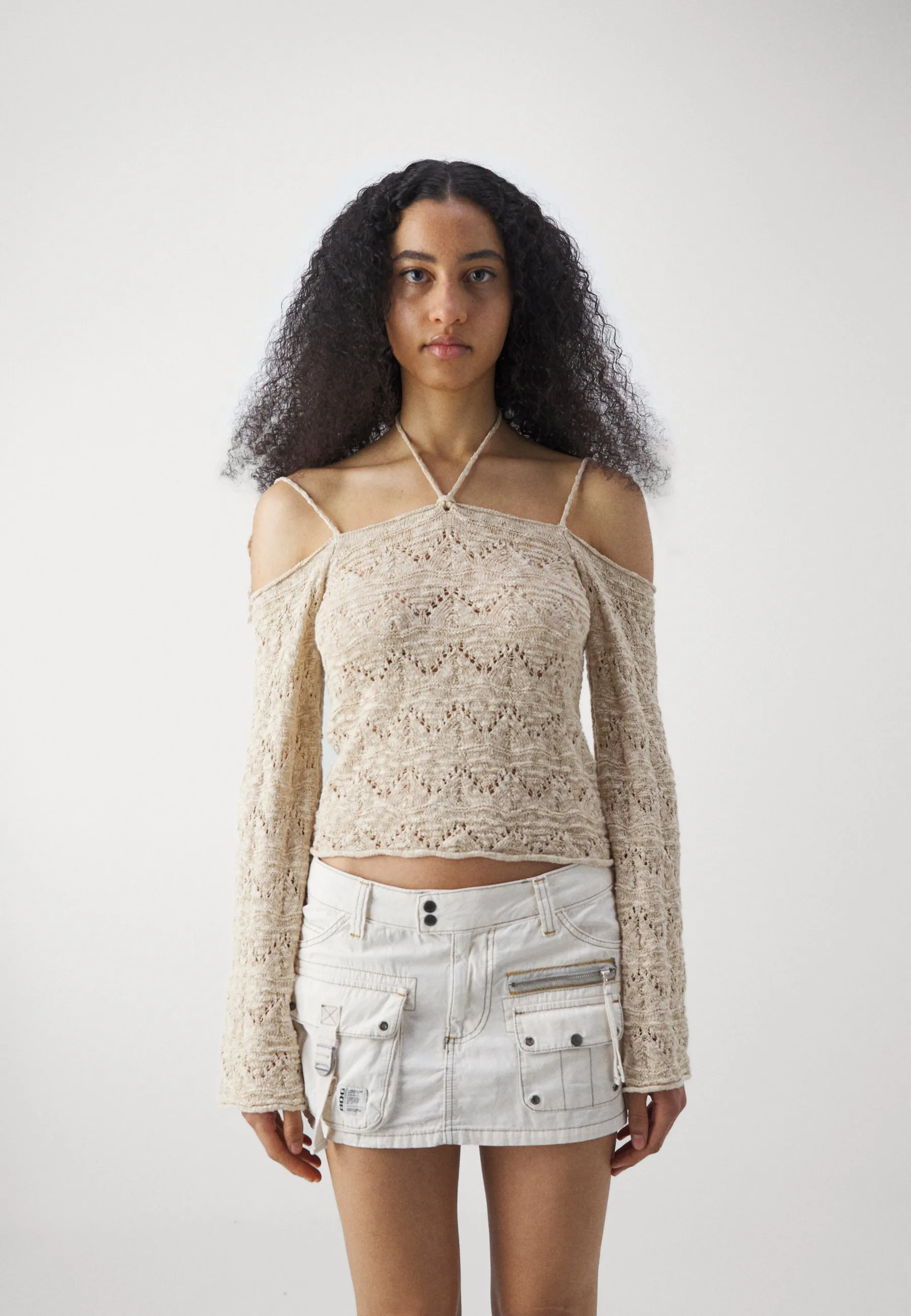TIE SHOULDER POINTELLE - Maglione