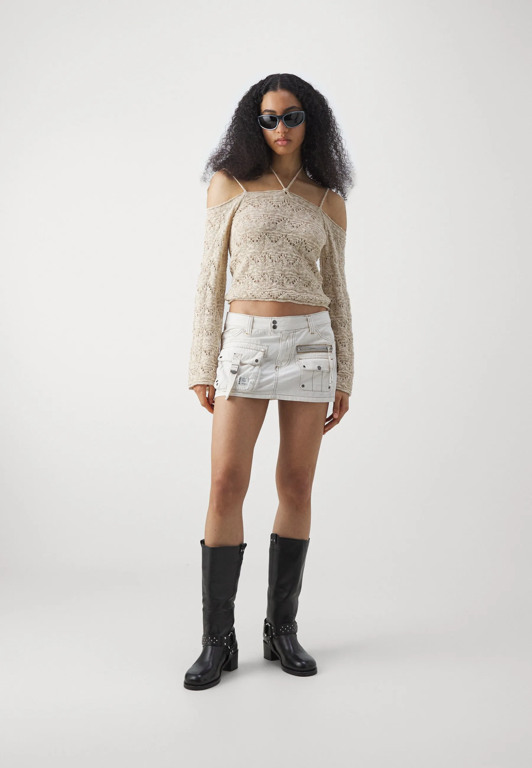 TIE SHOULDER POINTELLE - Maglione