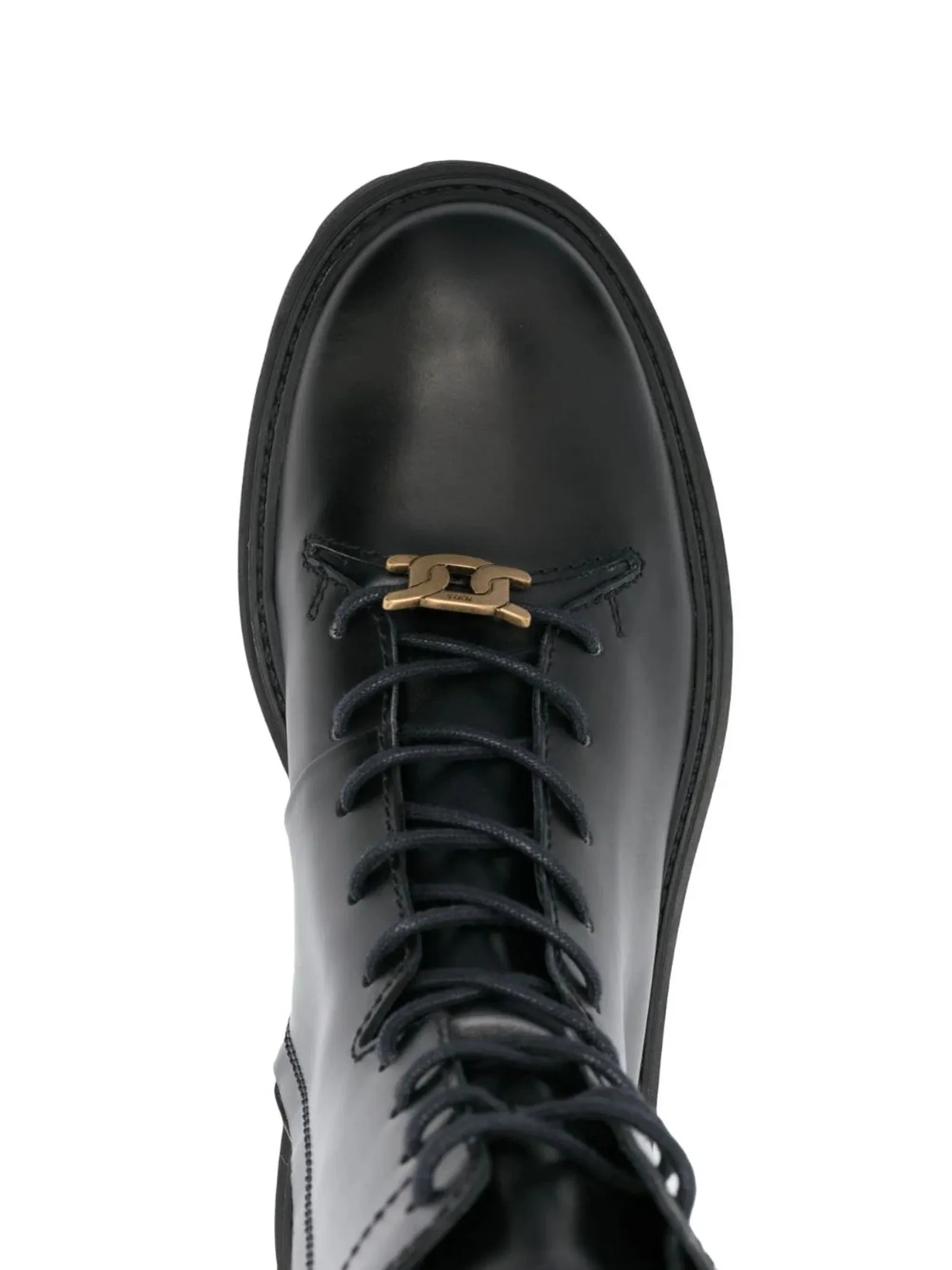 TOD'S Calzature,Stivaletti Anfibio in Pelle nera 