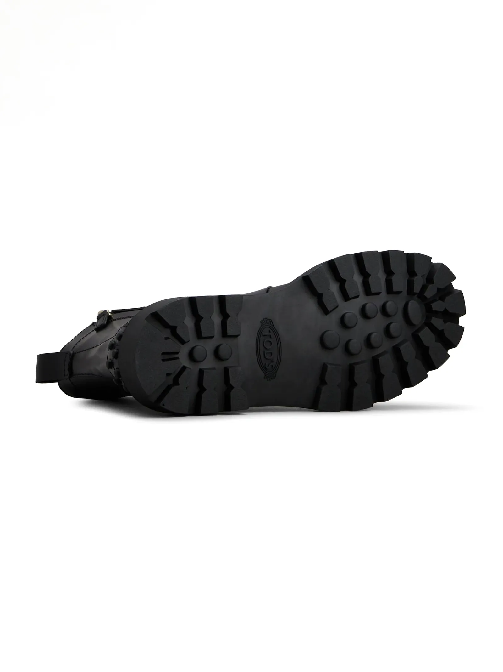 TOD'S Calzature,Stivaletti Anfibio in Pelle nera 
