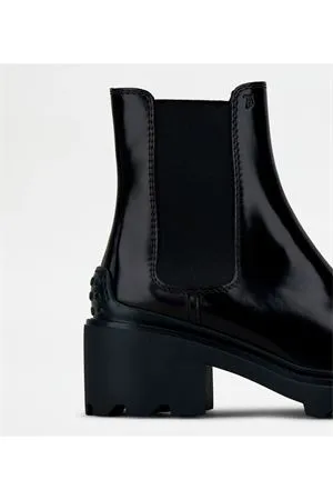 TOD'S Calzature,Stivaletti Stivaletto in pelle nera 