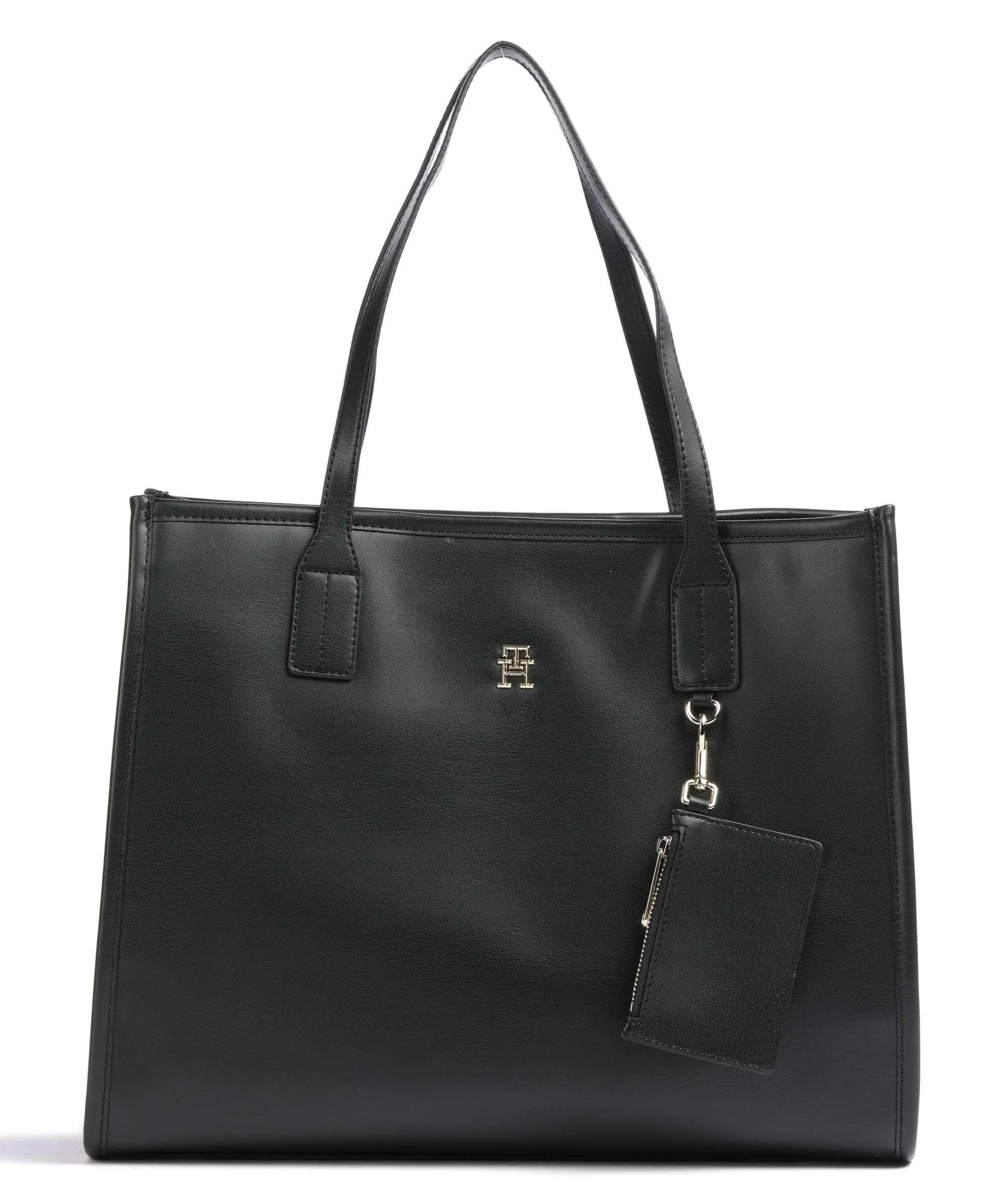  Tommy Hilfiger TH City Borsa shopper pelle sintetica nero  