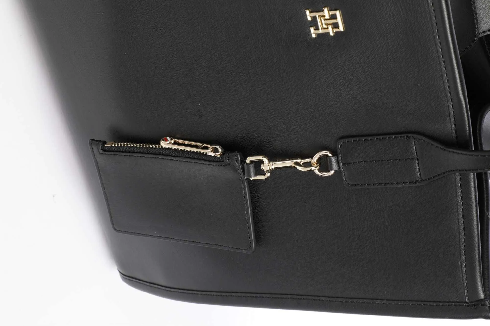  Tommy Hilfiger TH City Borsa shopper pelle sintetica nero  