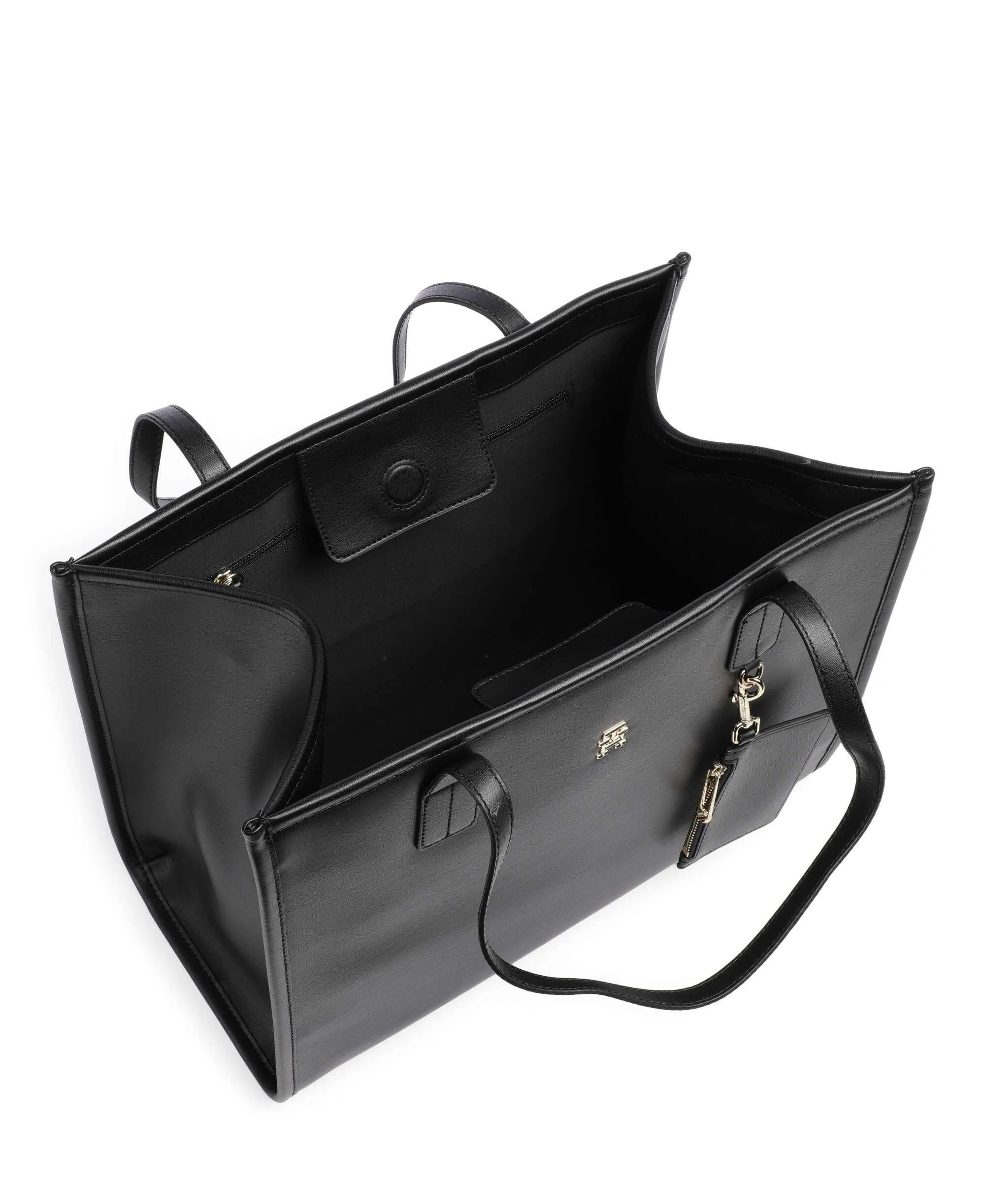  Tommy Hilfiger TH City Borsa shopper pelle sintetica nero  