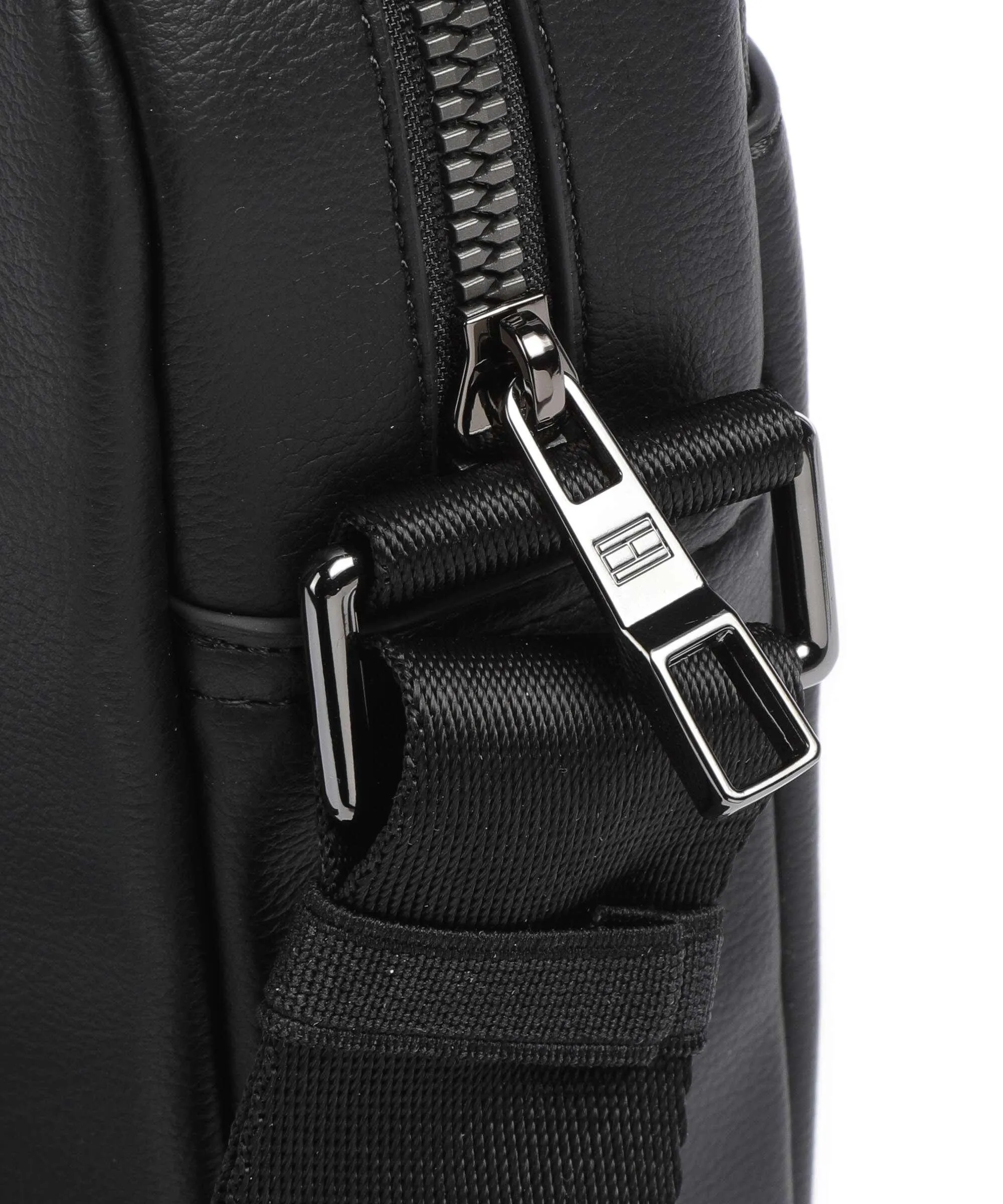  Tommy Hilfiger TH Corporate Borsa a tracolla pelle sintetica nero  