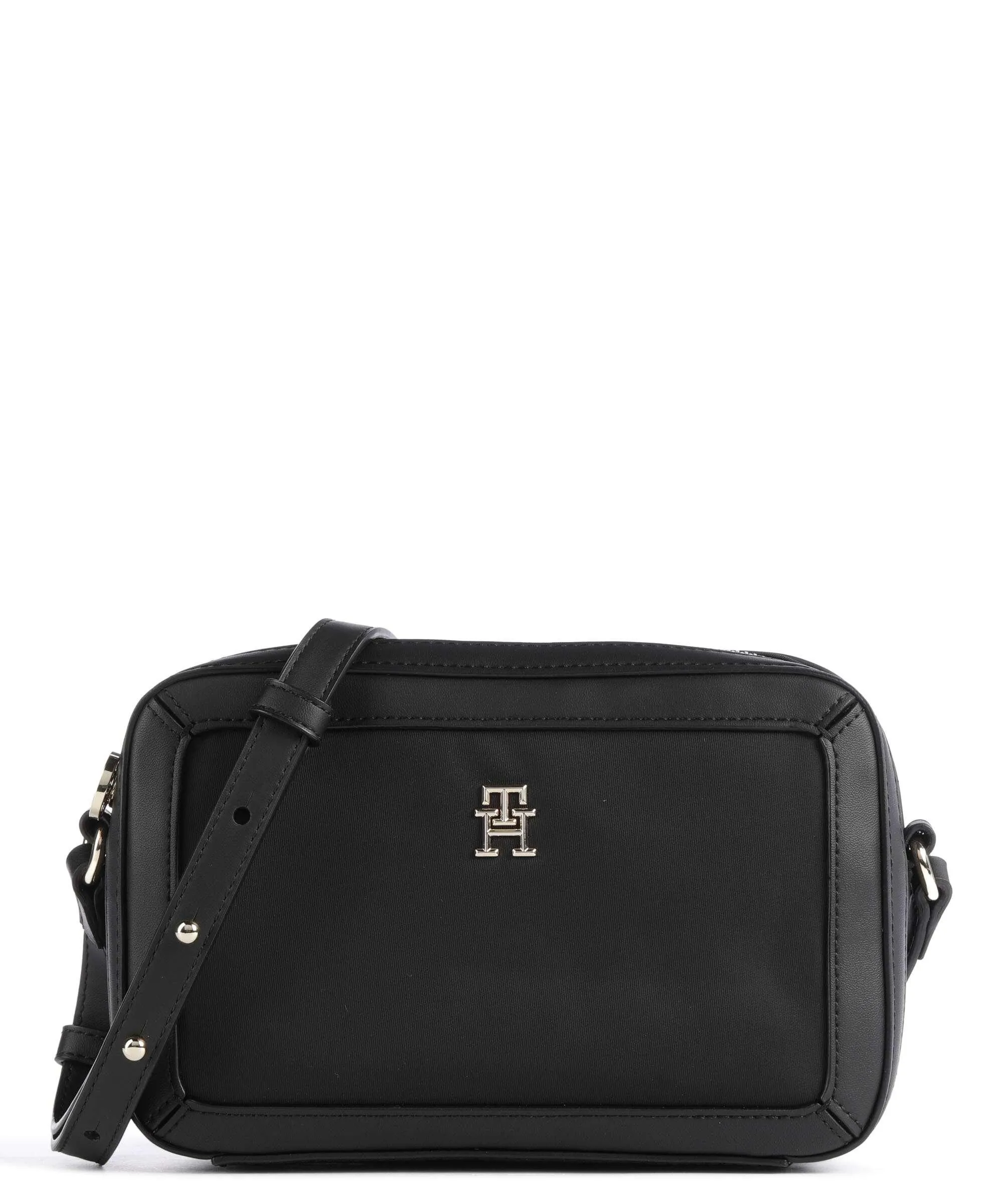  Tommy Hilfiger TH Essential Borsa a tracolla poliestere nero  