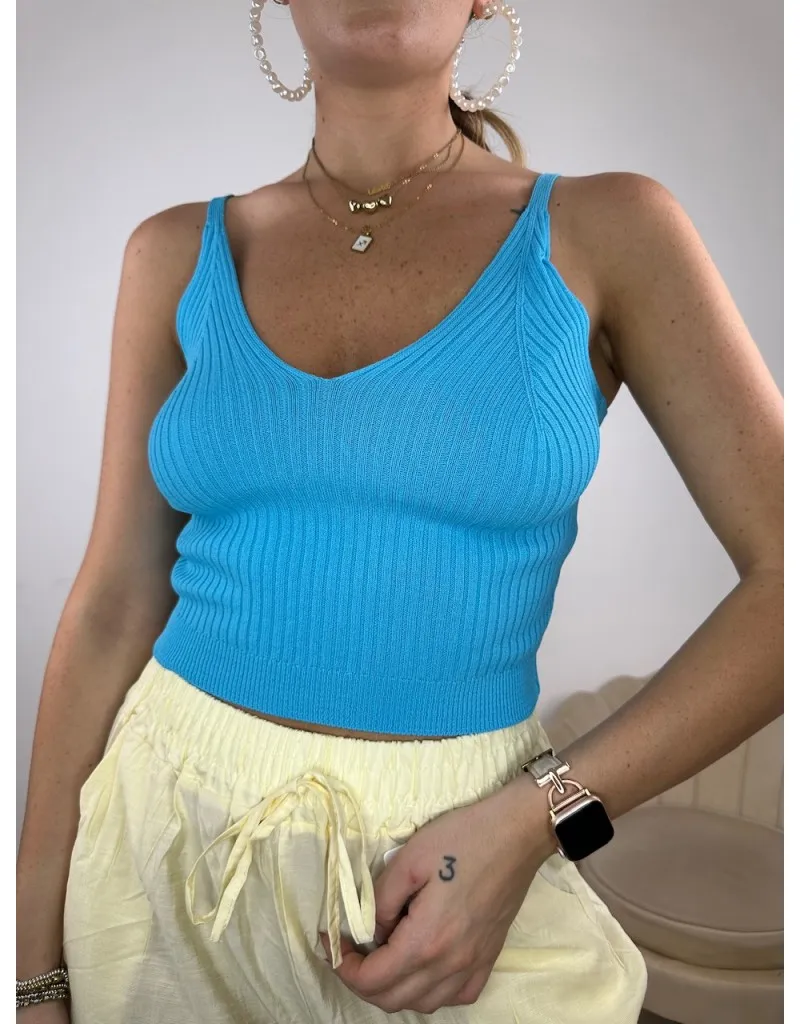 TOP FILO GIULY TURCHESE