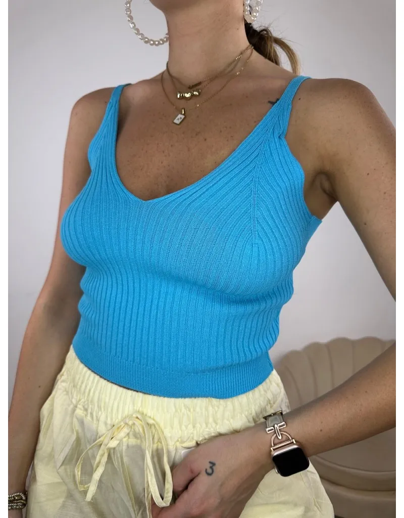 TOP FILO GIULY TURCHESE