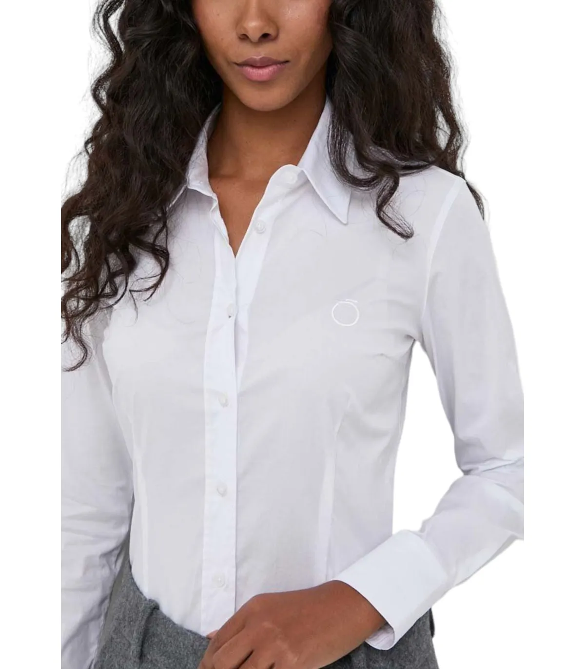 Trussardi Donna Camicia Manica lunga Stretch Popeline