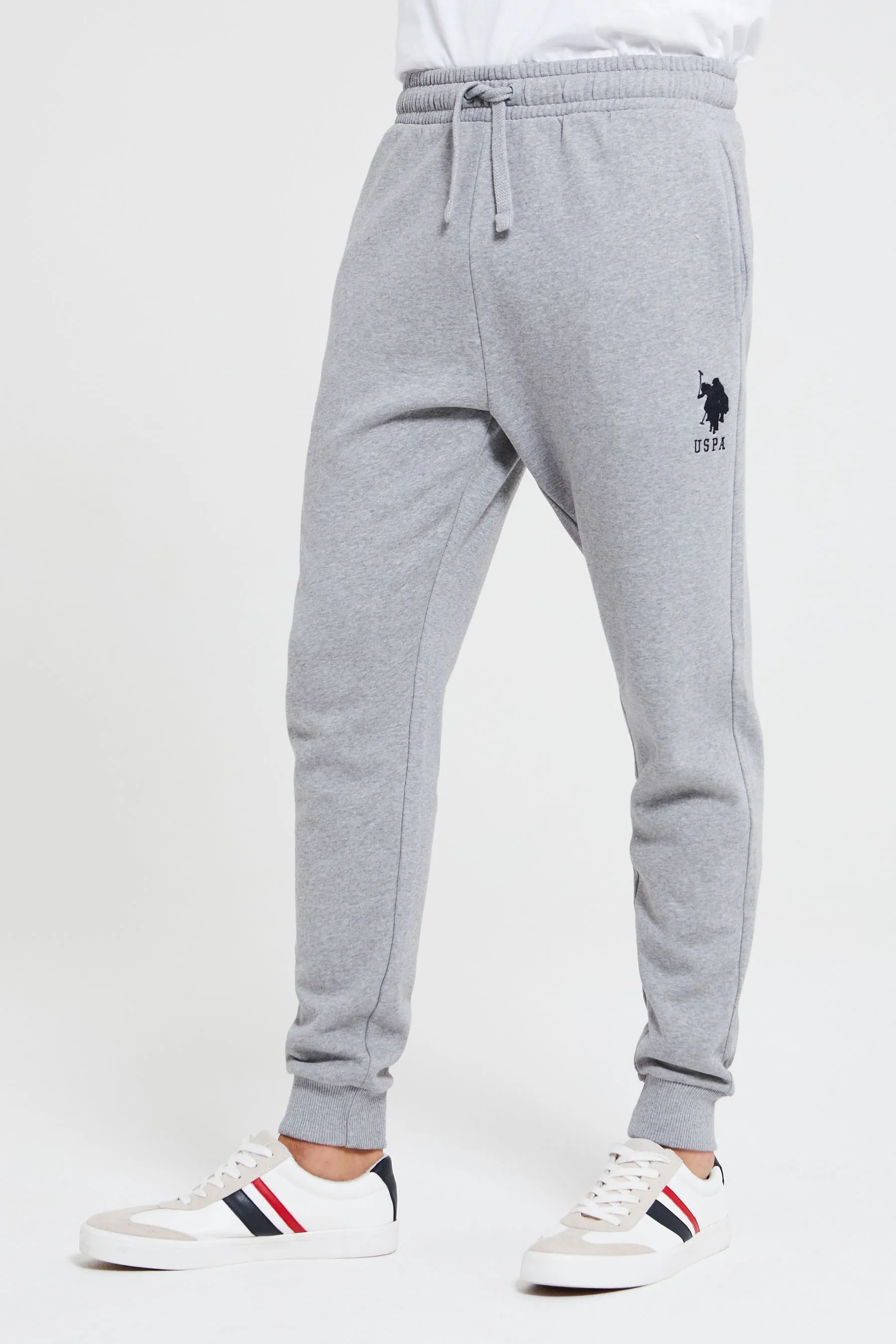 U.S. Polo Assn. - Pantaloni da jogging con numero 3 e logo