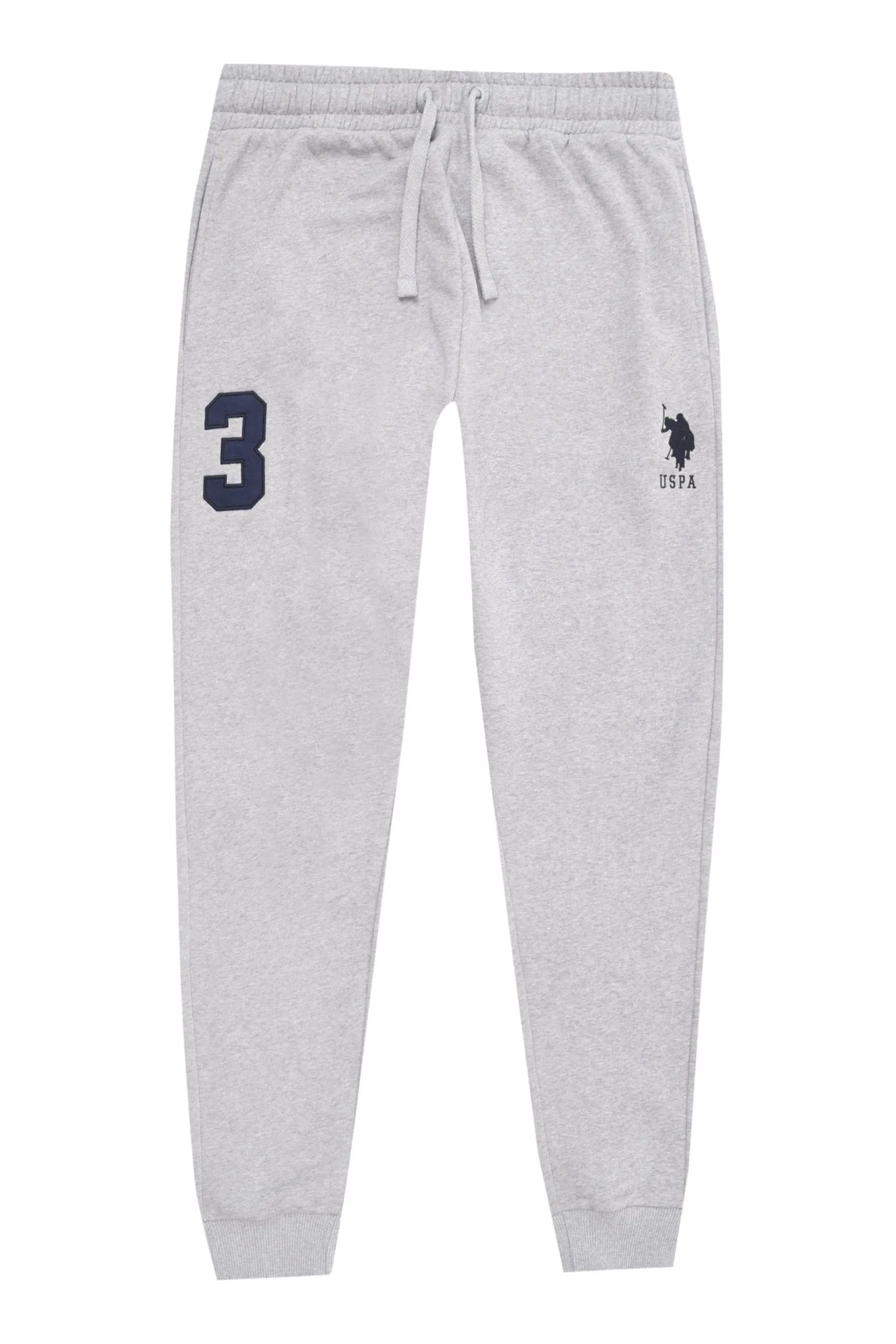 U.S. Polo Assn. - Pantaloni da jogging con numero 3 e logo