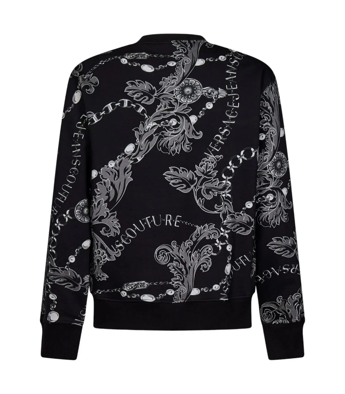Versace Jeans Couture Uomo Felpa A Girocollo  Print