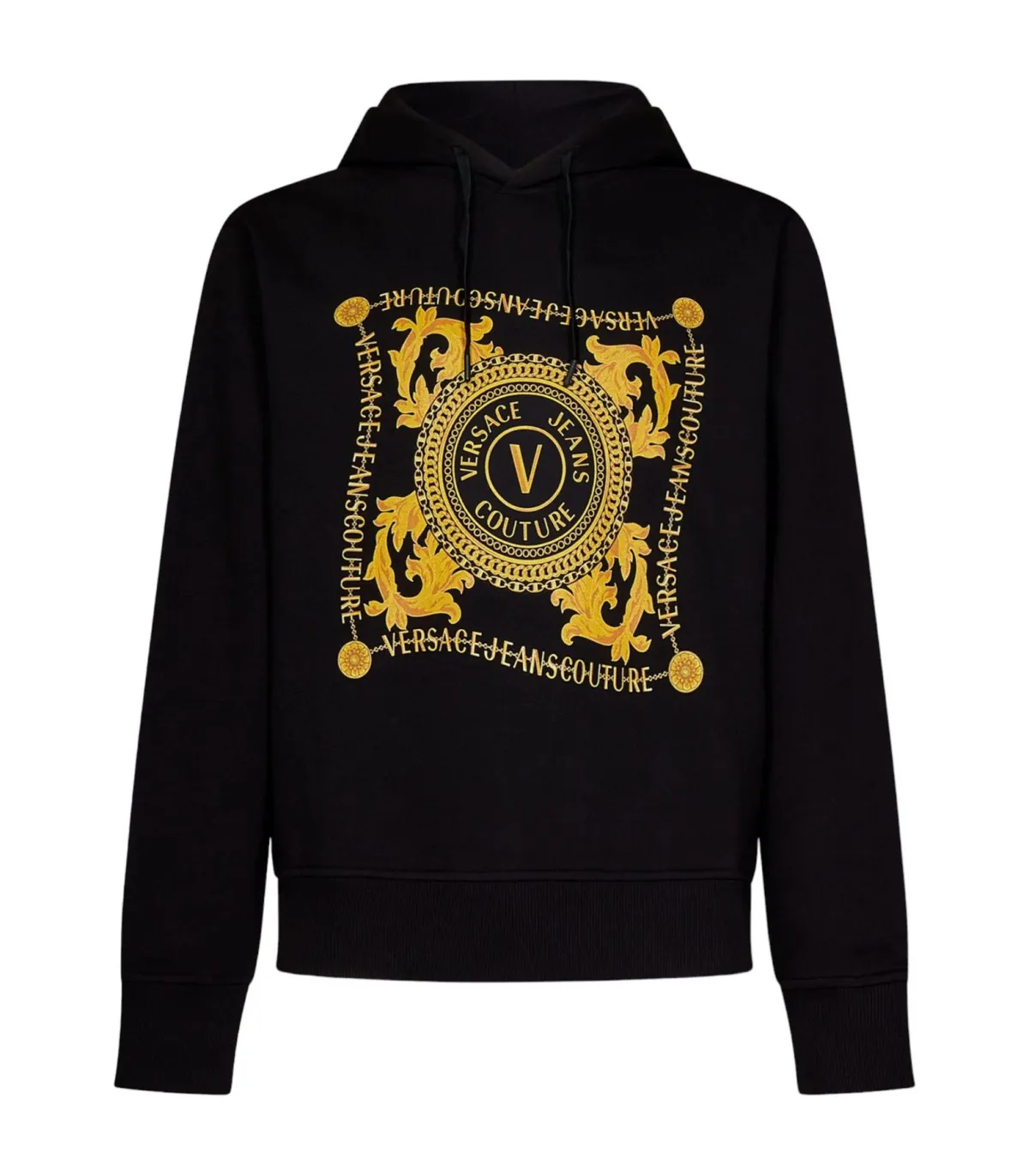 Versace Jeans Couture Uomo Felpa Con Cappuccio  Foulard