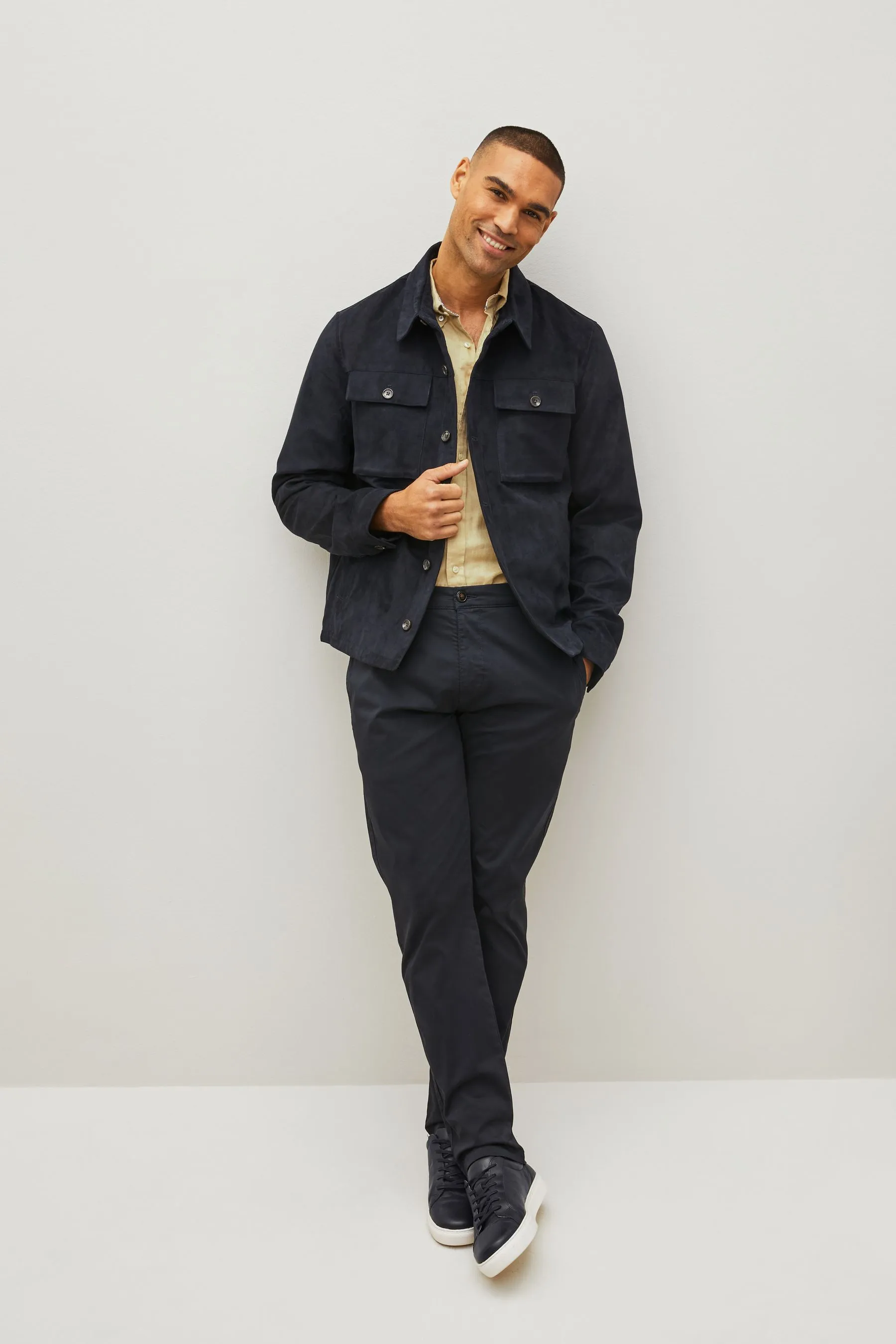 Vestibilità attillata / Slim Premium - Pantaloni chino Pantaloni elasticizzato battato