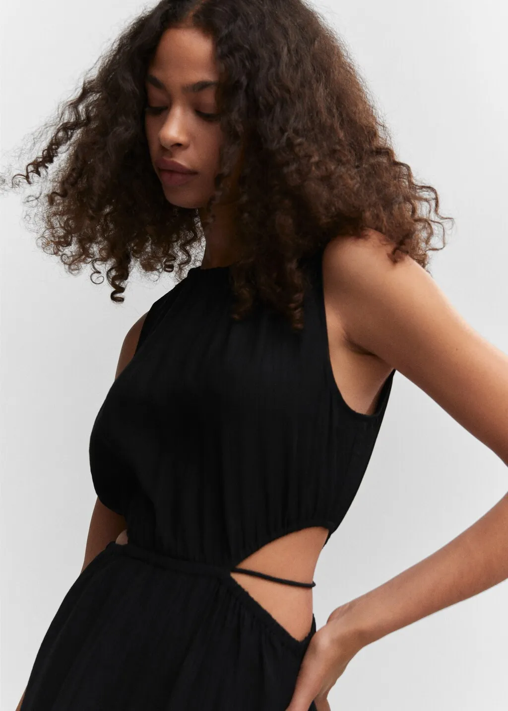 Vestito ampio spacchi