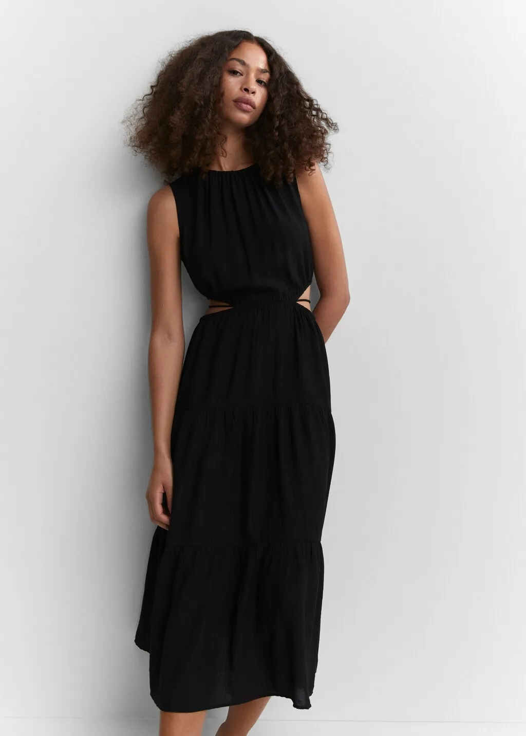 Vestito ampio spacchi