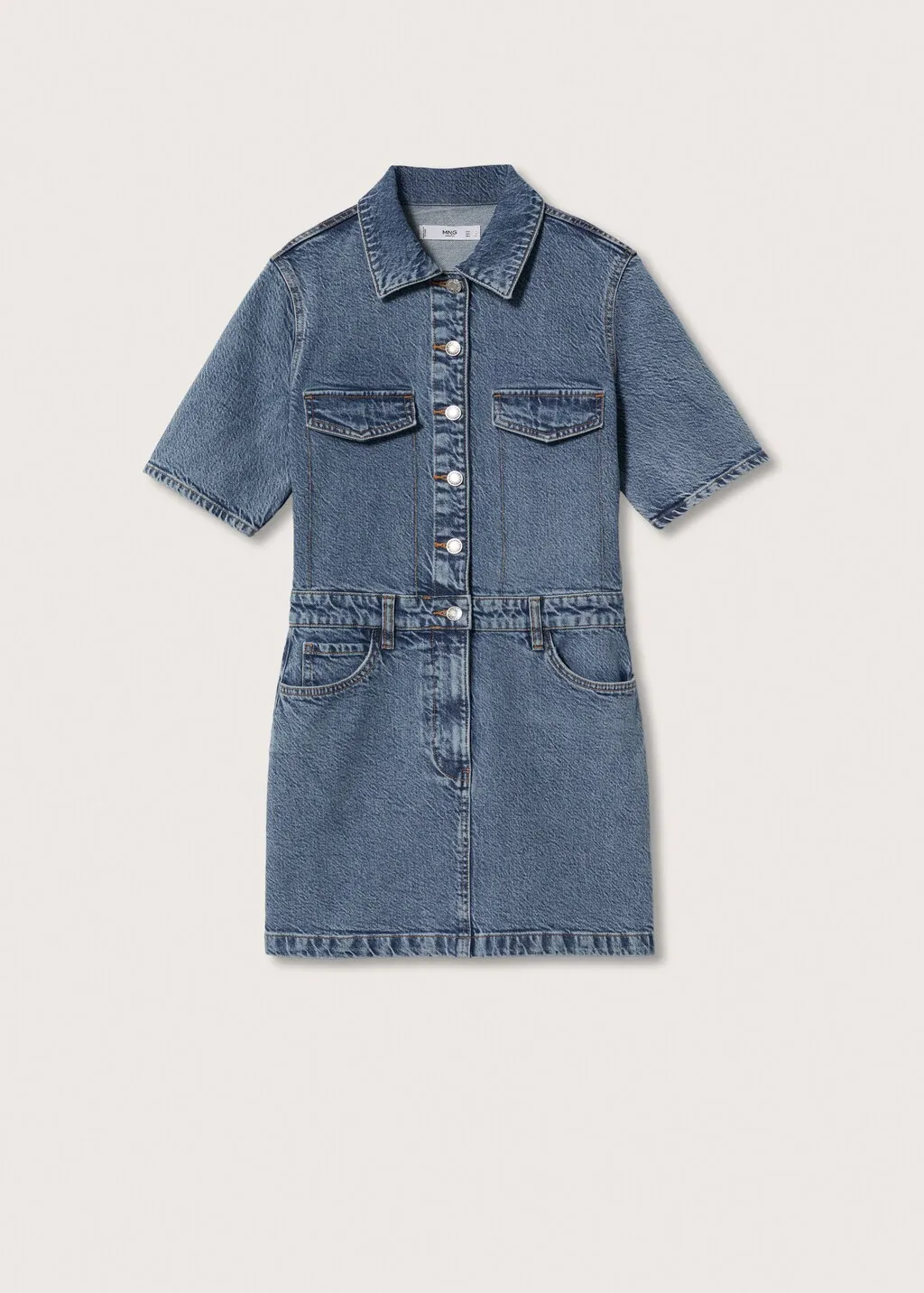 Vestito camicione denim