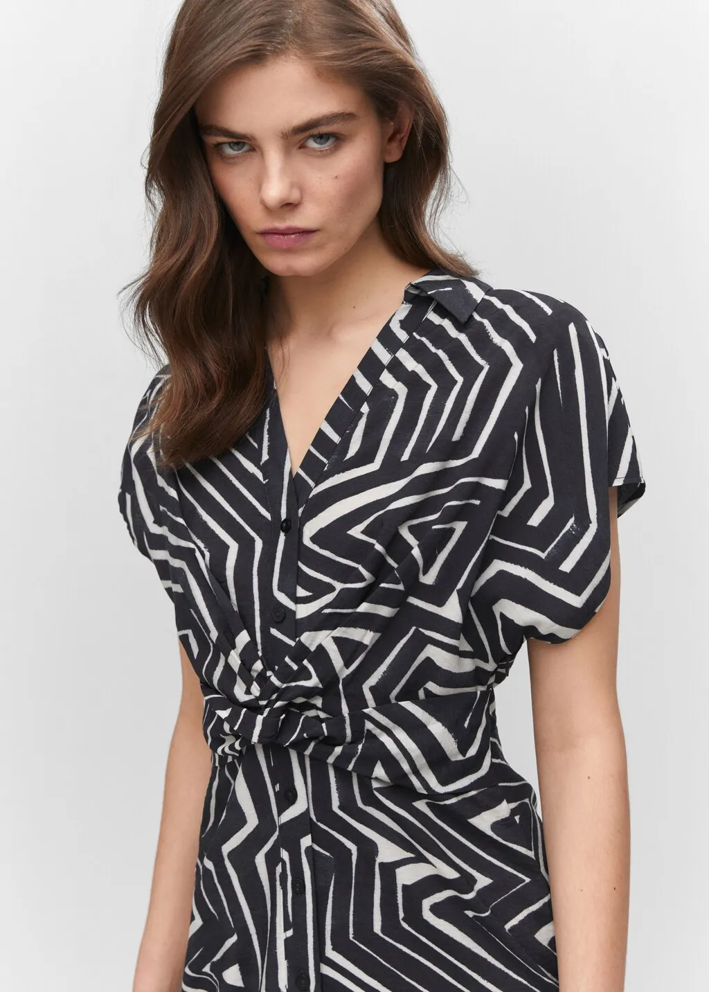 Vestito camicione tropicale