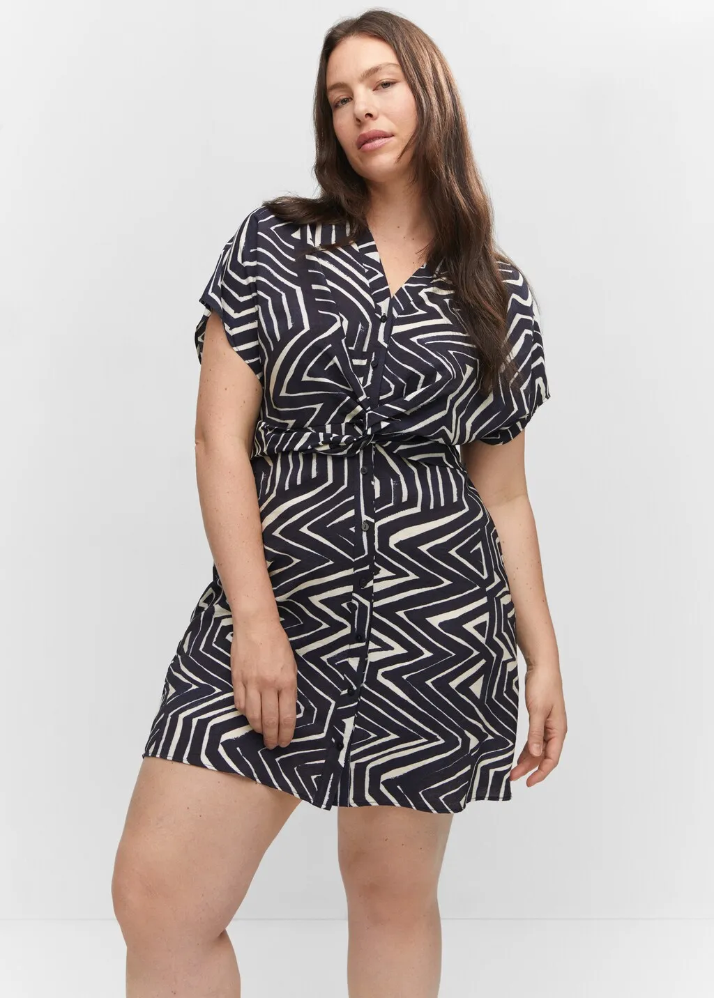 Vestito camicione tropicale