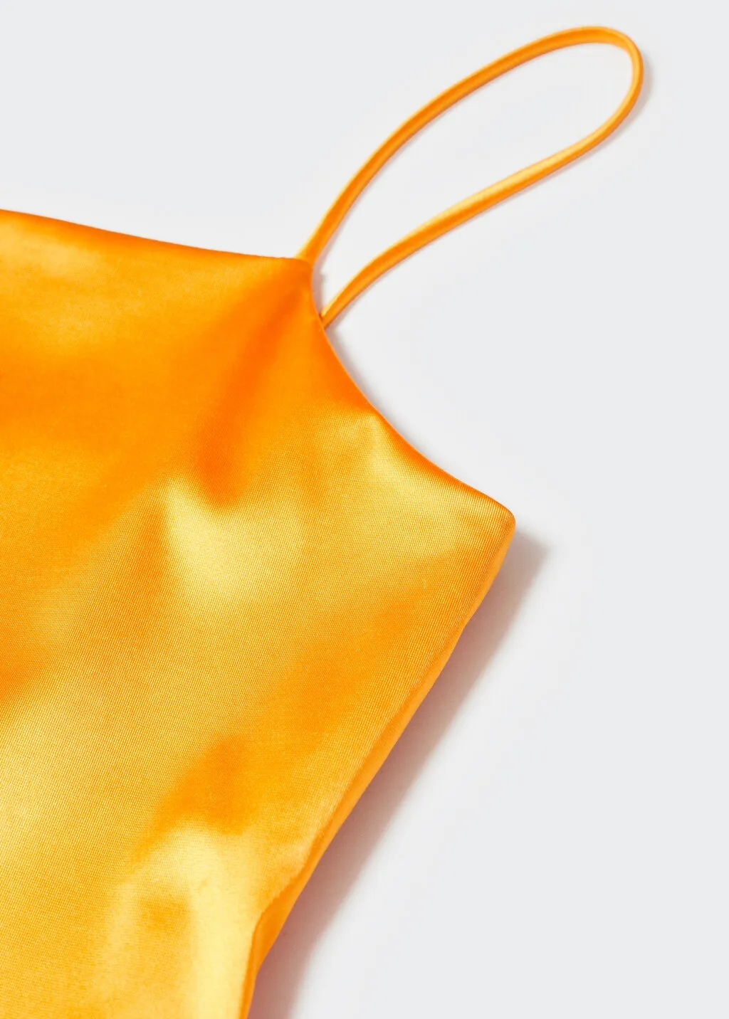 Vestito corto satinato