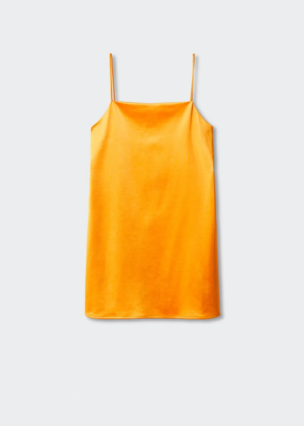 Vestito corto satinato