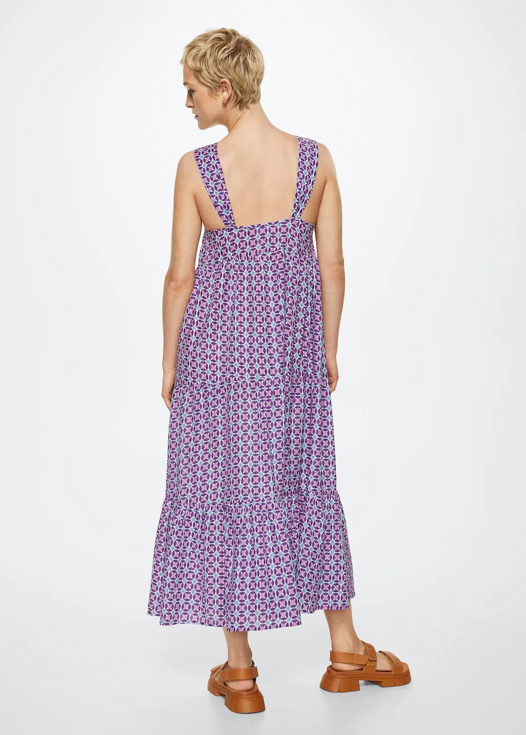 Vestito cotone stampato