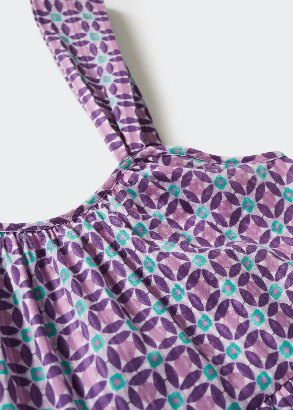 Vestito cotone stampato