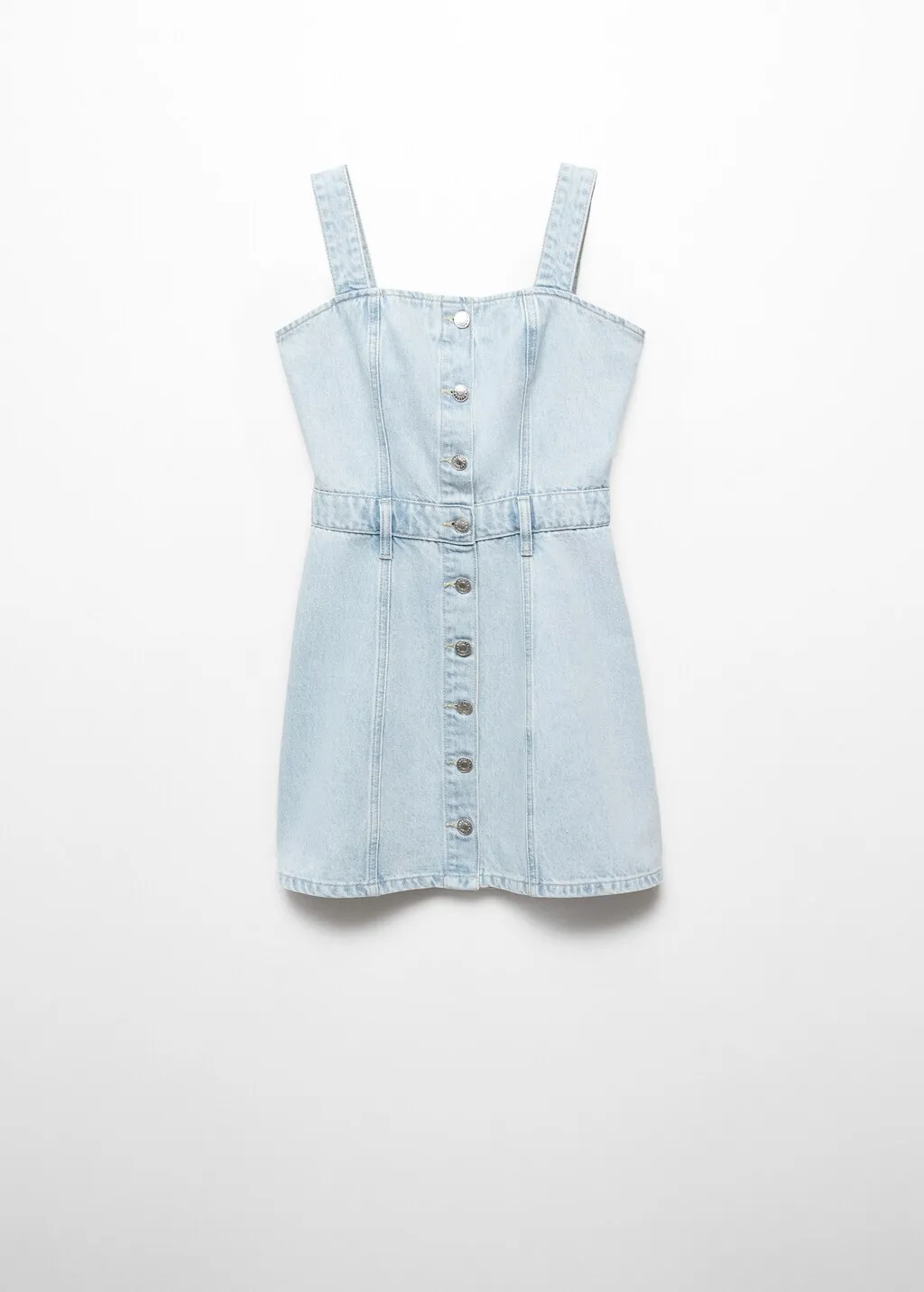 Vestito denim bottoni
