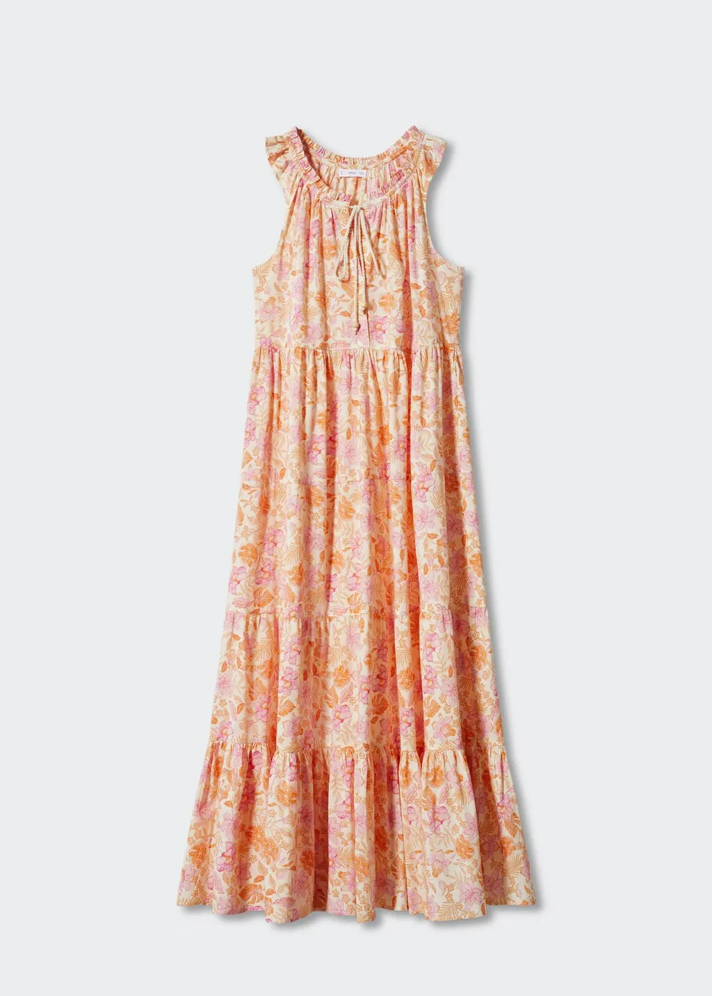 Vestito floreale laccio