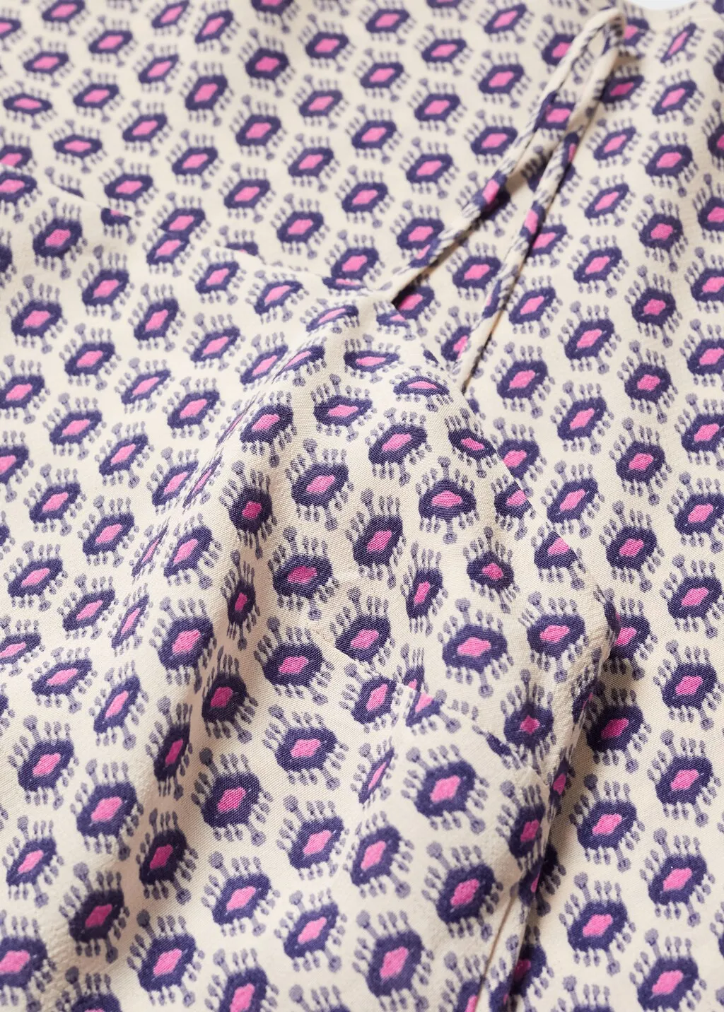 Vestito lungo stampato