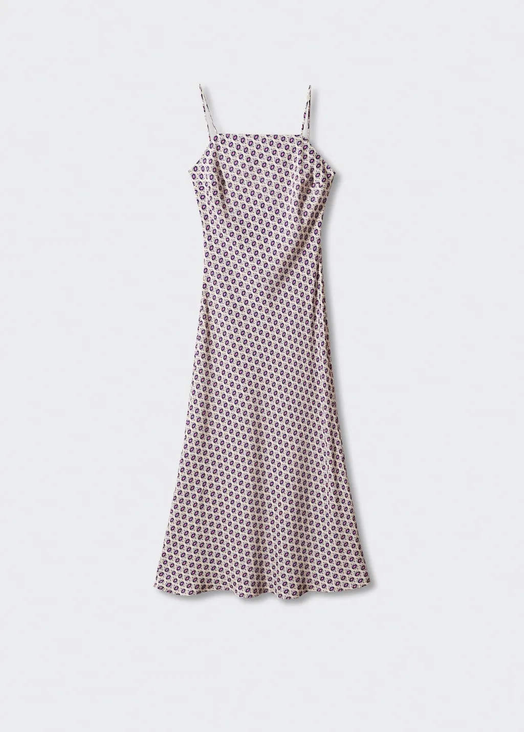 Vestito lungo stampato