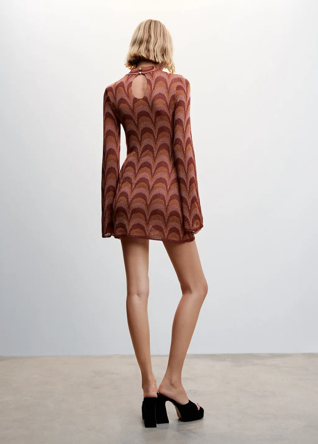 Vestito maglia lurex