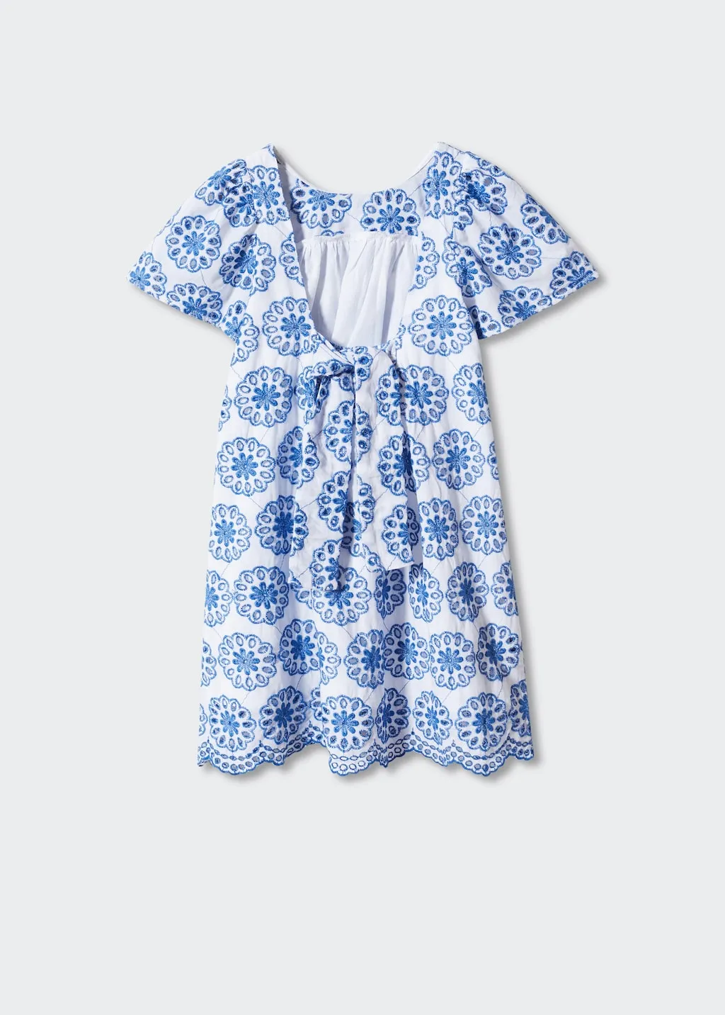 Vestito ricamo floreale