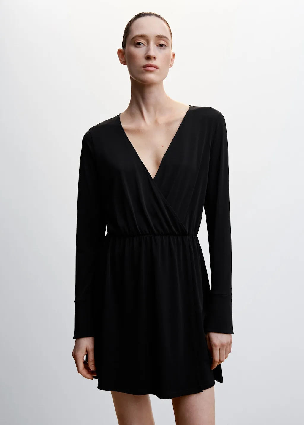 Vestito scollo incrociato