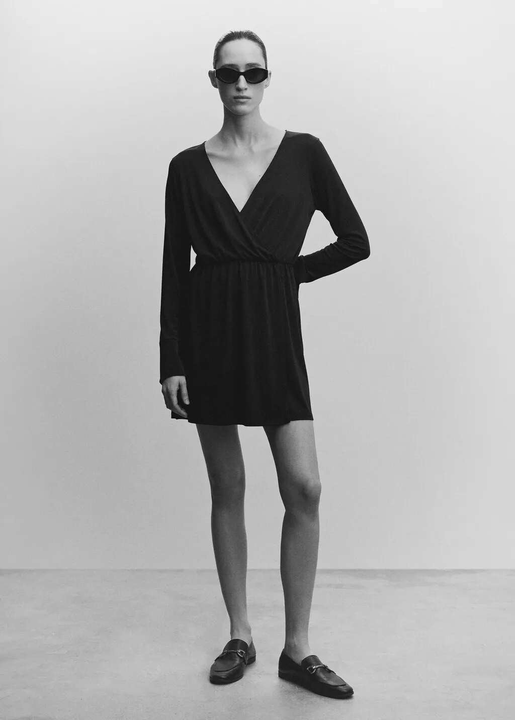 Vestito scollo incrociato
