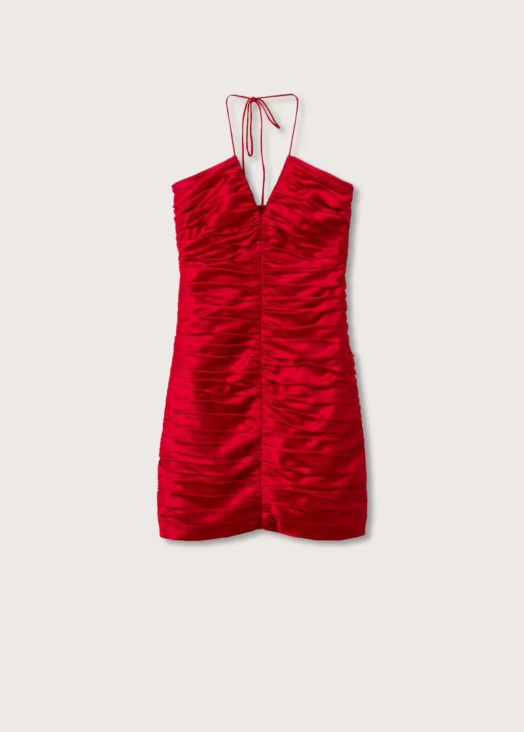 Vestito seta drappeggiato