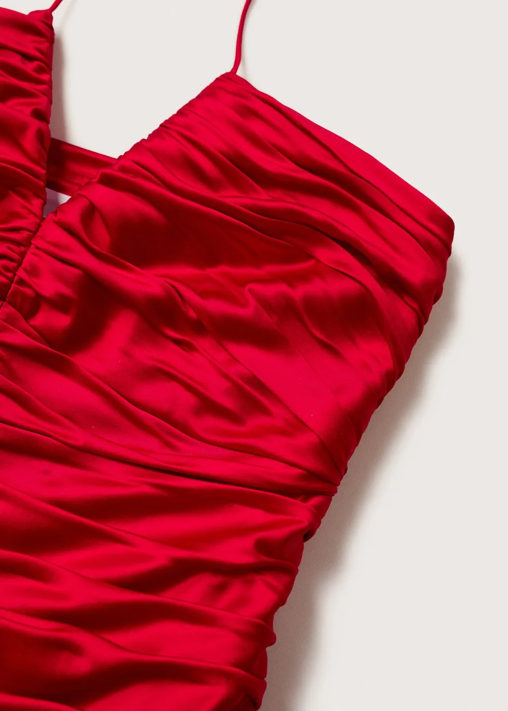 Vestito seta drappeggiato