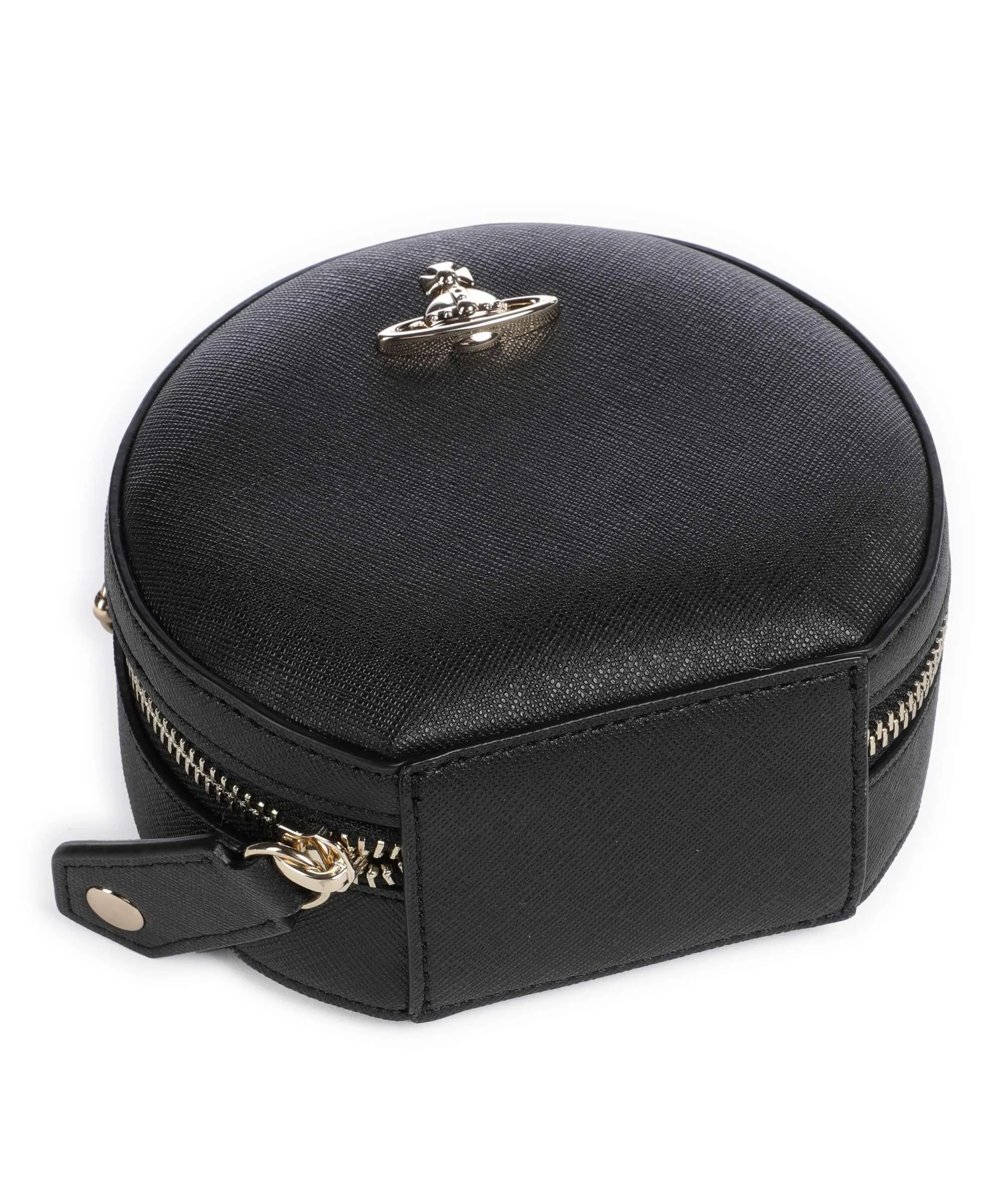  Vivienne Westwood Saffiano Biogreen Mini Borsa a tracolla saffiano leather nero  