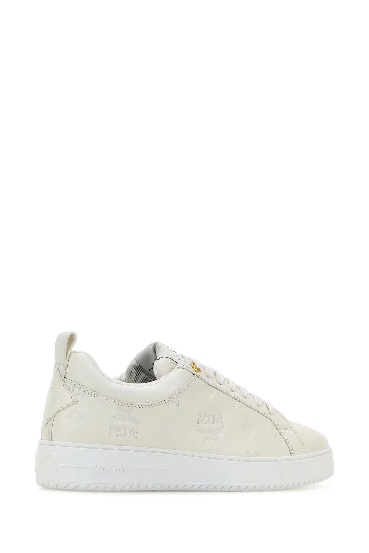 White leather New Terrain sneakers    