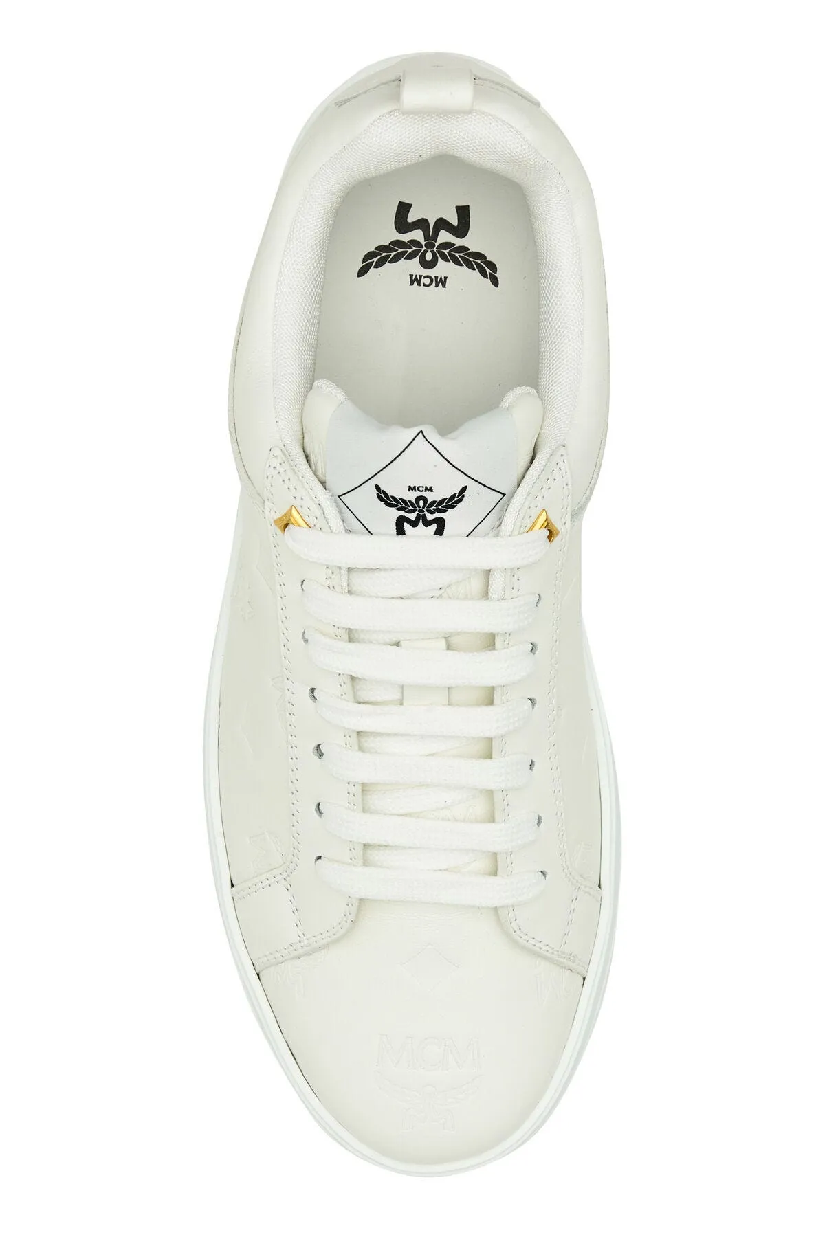 White leather New Terrain sneakers    