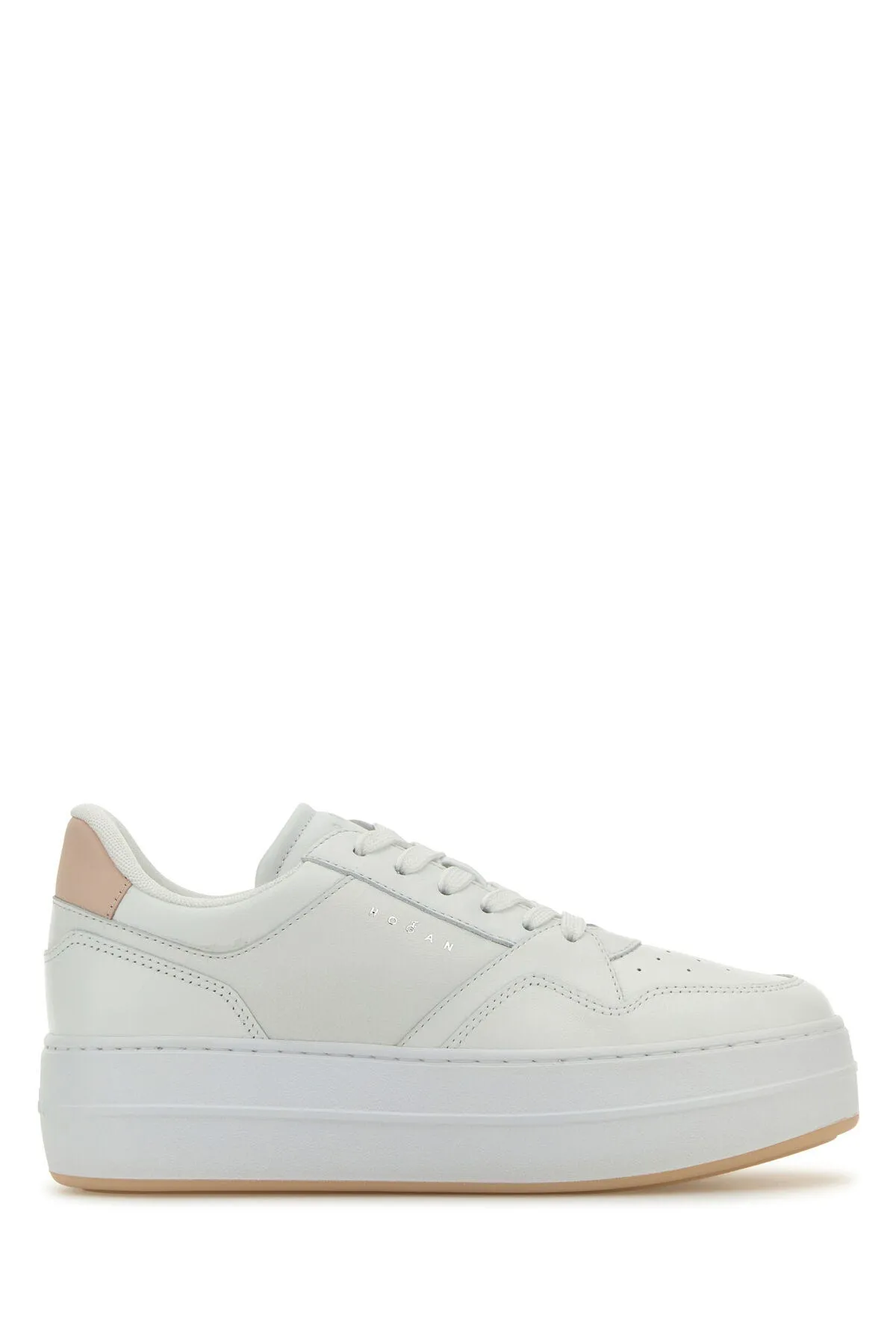 White leather Skyscraper sneakers    