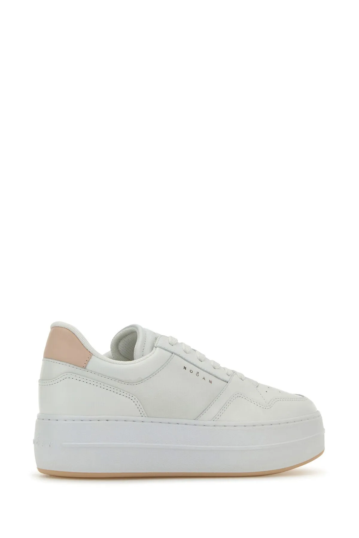 White leather Skyscraper sneakers    