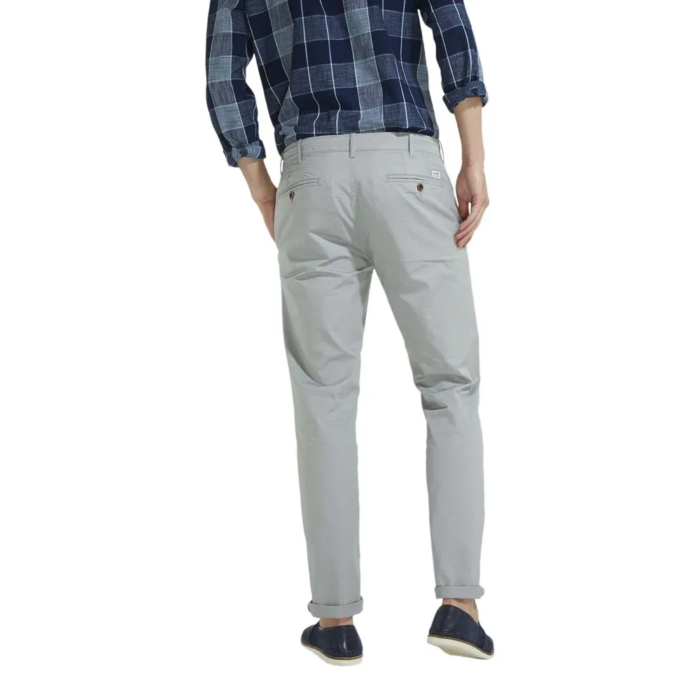Wrangler pantaloni chino steel uomo ghiaccio