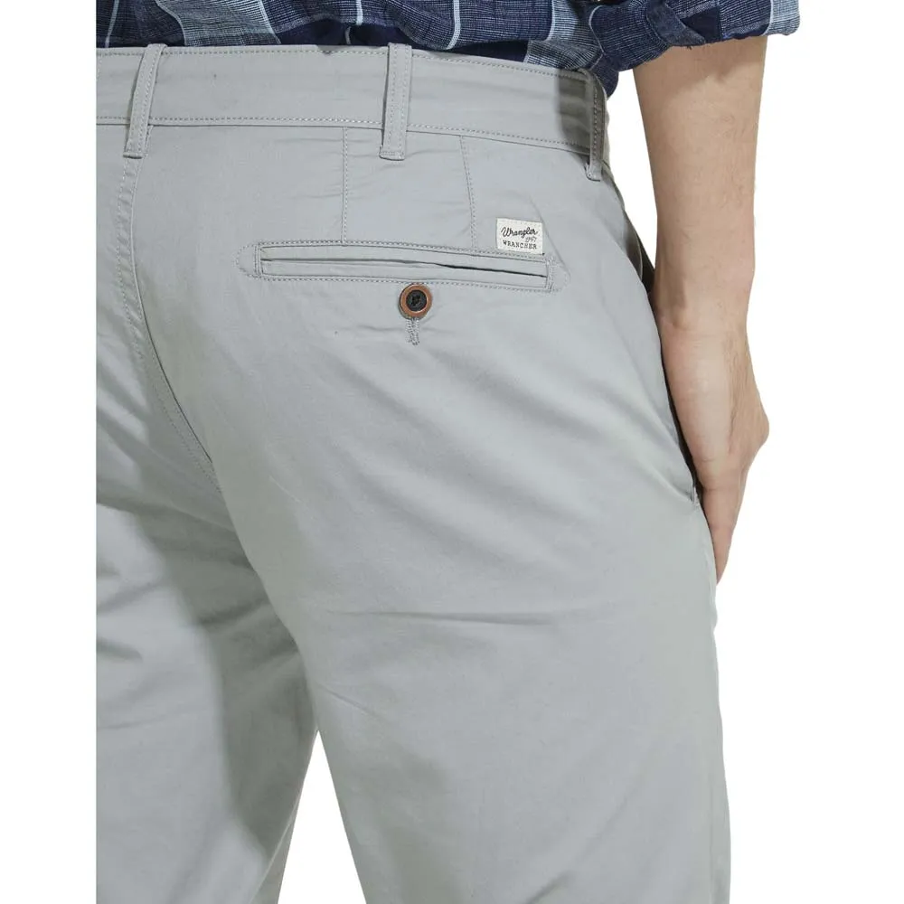 Wrangler pantaloni chino steel uomo ghiaccio