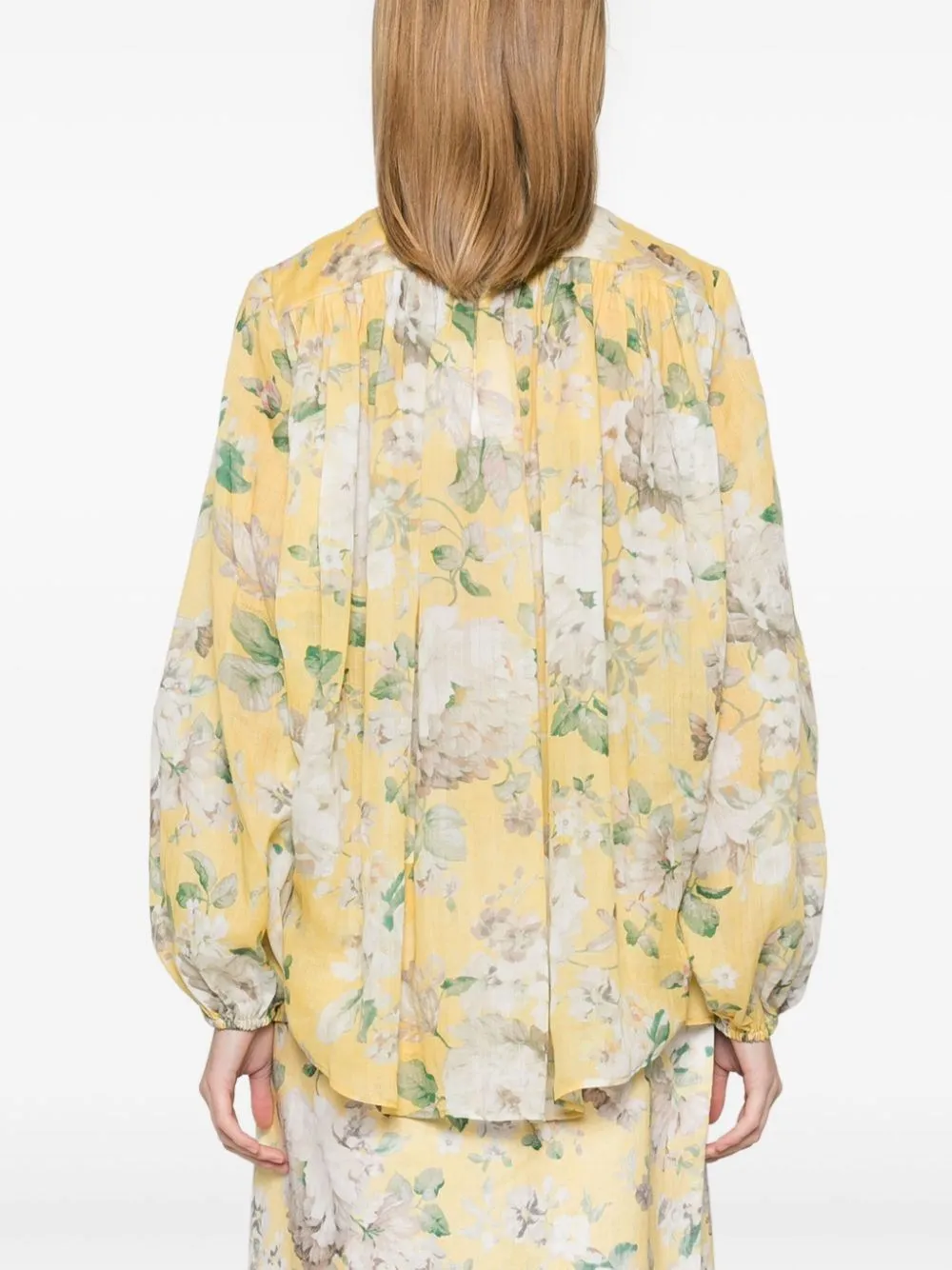 ZIMMERMANN-Camicia Acacia con orlo a smerlo